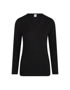 Beeren Dames thermo Onderblouse Lange Mouwen Zwart