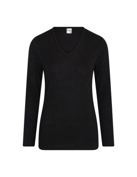 Beeren Dames thermo Onderblouse Lange Mouwen Zwart