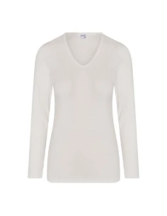 Beeren Dames thermo Onderblouse Lange Mouwen Wit
