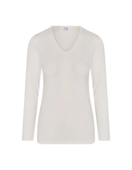 Beeren Dames thermo Onderblouse Lange Mouwen Wit