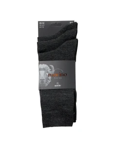 Apollo Men Merino Wollen Sokken 3Pack Antraciet 2