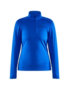 Craft Dames Thermo Fleece Shirt CORE Gain Midlayer Burst Blauw