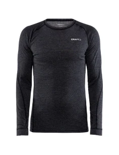 Craft Heren Thermo Set CORE Wool Merino Zwart Gemeleerd 2
