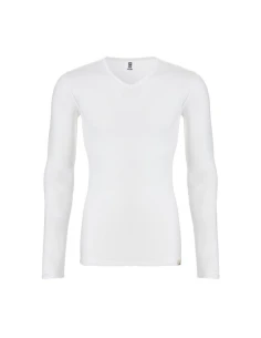 Ten Cate Mannen Thermo V-Shirt Longsleeve Sneeuw Wit