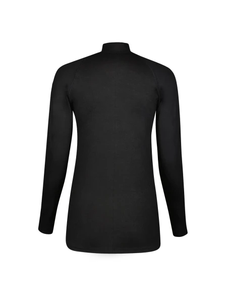 Gino Santi Dames Thermo Shirt Lange Mouwen Zwart Viloft