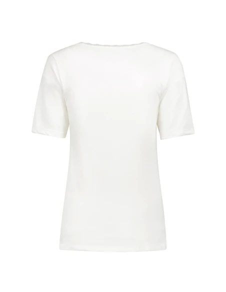 Gino Santi Dames Thermo Shirt lace Wit