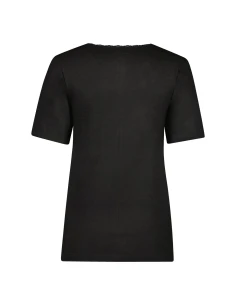 Gino Santi Dames Thermo Shirt lace Zwart 2