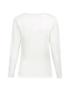 Gino Santi Dames Thermo Shirt lace Lange Mouw Wit 2