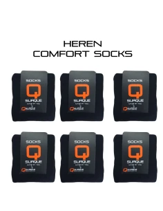 Heren Comfort Sokken 6 pak Zwart