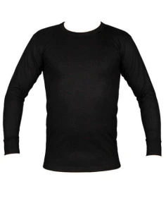 Beeren Heren ondergoed Shirt thermo lange mouw Zwart