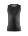 Craft Heren Sport Mouwloos T-shirt PRO DRY Nanoweight Zwart
