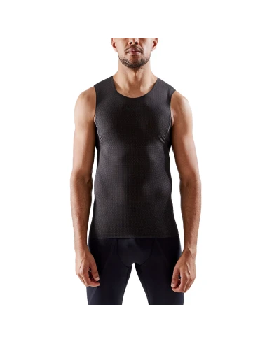 Craft Heren Sport Mouwloos T-shirt PRO DRY Nanoweight Zwart