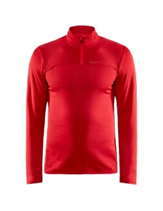 Craft Heren Thermo Fleece Shirt CORE Gain Midlayer Rood