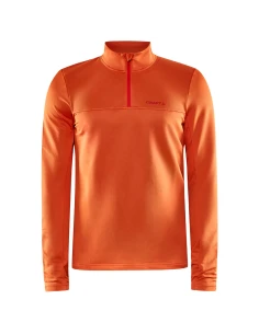 Craft Heren Thermo Fleece Shirt CORE Gain Midlayer Chestnut