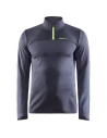 Craft Heren Thermo Fleece Shirt CORE Gain Midlayer Asphalt Antraciet