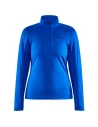 Craft Dames Thermo Fleece Shirt CORE Gain Midlayer Burst Blauw