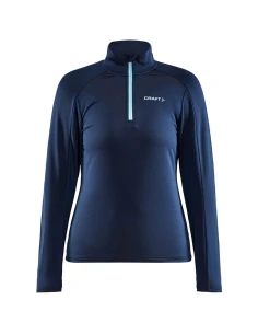 Craft Dames Thermo Fleece Shirt CORE Gain Midlayer Blaze Navy