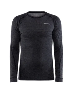 Craft Heren Thermo Set CORE Wool Merino Zwart Gemeleerd 2