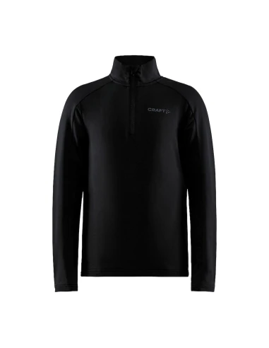 Craft Junior Thermo Fleece Shirt Core Gain Midlayer Zwart
