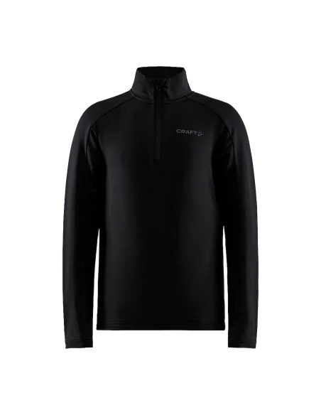 Craft Junior Thermo Fleece Shirt Core Gain Midlayer Zwart