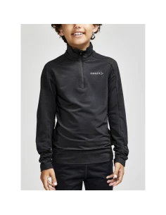 Craft Junior Thermo Fleece Shirt Core Gain Midlayer Zwart 2