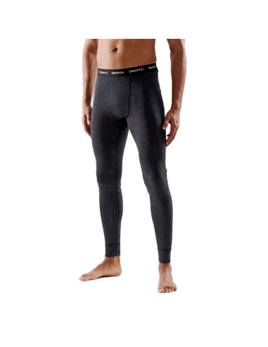 Craft Heren Thermo Core Wool Merino Pants Gemeleerd