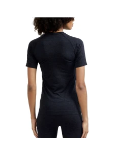 Craft Dames Thermo T-shirt CORE DRY Active Comfort Zwart 2