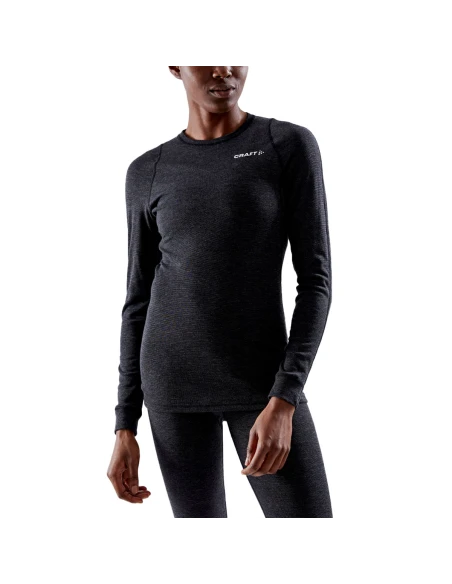 Craft Heren Thermo T-shirt Longsleeve CORE DRY 2Pack Black Whale