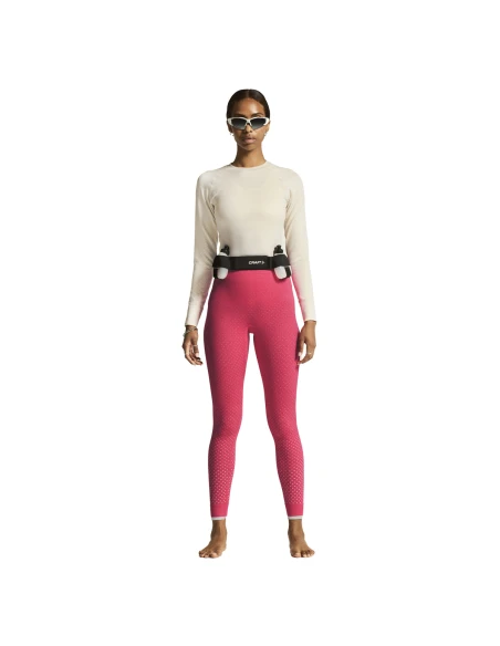 Craft Dames Thermo T-shirt Longsleeve ADV Warm Intensity Tofu Plaster