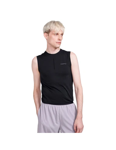Craft Heren Sport Mouwloos Shirt ADV Cool Intensity SL Zwart