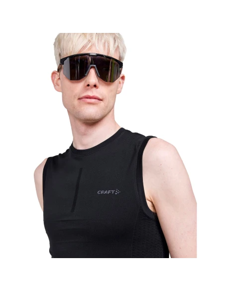 Craft Heren Sport Mouwloos Shirt ADV Cool Intensity SL Zwart