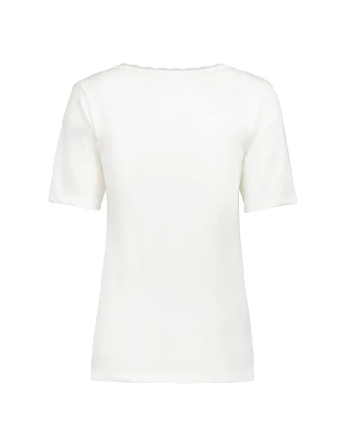 Gino Santi Dames Thermo Shirt lace Wit