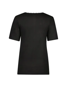 Gino Santi Dames Thermo Shirt lace Zwart 2