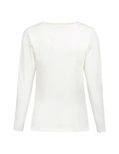 Gino Santi Dames Thermo Shirt lace Lange Mouw Wit 2
